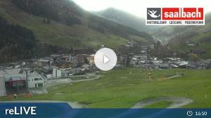 WebCam showing current Snow conditions in Saalbach Hinterglemm, ©wtvthmb.feratel.com