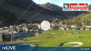 WebCam showing current Snow conditions in Saalbach Hinterglemm, ©wtvthmb.feratel.com