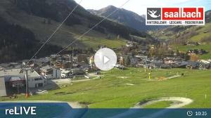 WebCam showing current Snow conditions in Saalbach Hinterglemm, ©wtvthmb.feratel.com