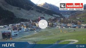 WebCam showing current Snow conditions in Saalbach Hinterglemm, ©wtvthmb.feratel.com