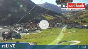 WebCam showing current Snow conditions in Saalbach Hinterglemm, ©wtvthmb.feratel.com