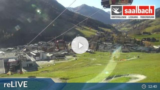 WebCam showing current Snow conditions in Saalbach Hinterglemm