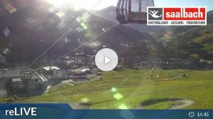 WebCam showing current Snow conditions in Saalbach Hinterglemm, ©wtvthmb.feratel.com