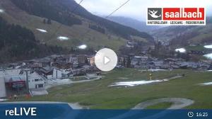 WebCam showing current Snow conditions in Saalbach Hinterglemm, ©wtvthmb.feratel.com