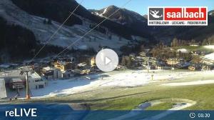 WebCam showing current Snow conditions in Saalbach Hinterglemm, ©wtvthmb.feratel.com