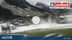 WebCam showing current Snow conditions in Saalbach Hinterglemm, ©wtvthmb.feratel.com