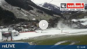 WebCam showing current Snow conditions in Saalbach Hinterglemm, ©wtvthmb.feratel.com