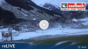 WebCam showing current Snow conditions in Saalbach Hinterglemm, ©wtvthmb.feratel.com