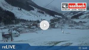 WebCam showing current Snow conditions in Saalbach Hinterglemm, ©wtvthmb.feratel.com