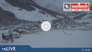 WebCam showing current Snow conditions in Saalbach Hinterglemm, ©wtvthmb.feratel.com