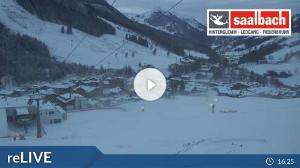 WebCam showing current Snow conditions in Saalbach Hinterglemm, ©wtvthmb.feratel.com