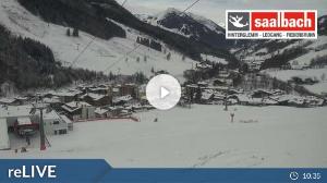 WebCam showing current Snow conditions in Saalbach Hinterglemm, ©wtvthmb.feratel.com