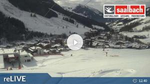 WebCam showing current Snow conditions in Saalbach Hinterglemm, ©wtvthmb.feratel.com