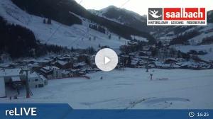 WebCam showing current Snow conditions in Saalbach Hinterglemm, ©wtvthmb.feratel.com