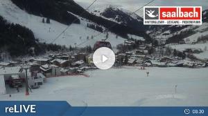 WebCam showing current Snow conditions in Saalbach Hinterglemm, ©wtvthmb.feratel.com