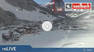 WebCam showing current Snow conditions in Saalbach Hinterglemm, ©wtvthmb.feratel.com