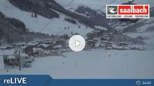 WebCam showing current Snow conditions in Saalbach Hinterglemm, ©wtvthmb.feratel.com