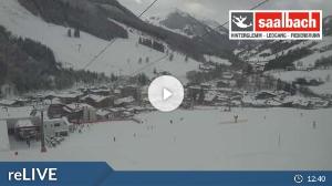 WebCam showing current Snow conditions in Saalbach Hinterglemm, ©wtvthmb.feratel.com