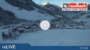 WebCam showing current Snow conditions in Saalbach Hinterglemm, ©wtvthmb.feratel.com