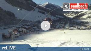 WebCam showing current Snow conditions in Saalbach Hinterglemm, ©wtvthmb.feratel.com