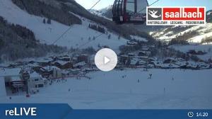 WebCam showing current Snow conditions in Saalbach Hinterglemm, ©wtvthmb.feratel.com