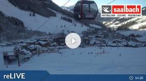 WebCam showing current Snow conditions in Saalbach Hinterglemm, ©wtvthmb.feratel.com