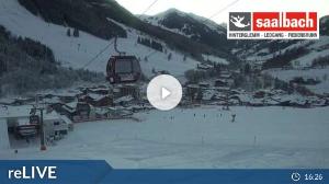 WebCam showing current Snow conditions in Saalbach Hinterglemm, ©wtvthmb.feratel.com