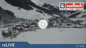 WebCam showing current Snow conditions in Saalbach Hinterglemm, ©wtvthmb.feratel.com