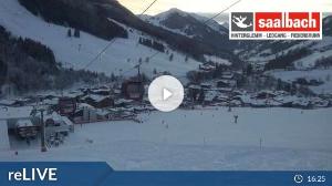 WebCam showing current Snow conditions in Saalbach Hinterglemm, ©wtvthmb.feratel.com