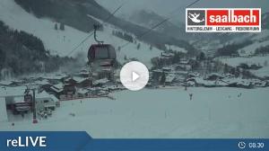 WebCam showing current Snow conditions in Saalbach Hinterglemm, ©wtvthmb.feratel.com