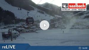 WebCam showing current Snow conditions in Saalbach Hinterglemm, ©wtvthmb.feratel.com