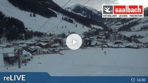 WebCam showing current Snow conditions in Saalbach Hinterglemm, ©wtvthmb.feratel.com