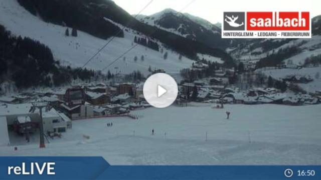 WebCam showing current Snow conditions in Saalbach Hinterglemm