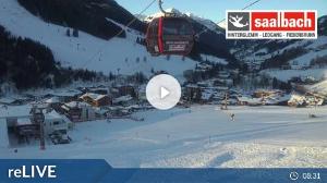 WebCam showing current Snow conditions in Saalbach Hinterglemm, ©wtvthmb.feratel.com