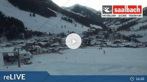 WebCam showing current Snow conditions in Saalbach Hinterglemm, ©wtvthmb.feratel.com