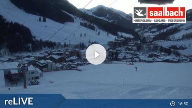 WebCam showing current Snow conditions in Saalbach Hinterglemm