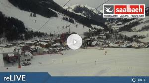 WebCam showing current Snow conditions in Saalbach Hinterglemm, ©wtvthmb.feratel.com