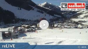 WebCam showing current Snow conditions in Saalbach Hinterglemm, ©wtvthmb.feratel.com