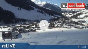 WebCam showing current Snow conditions in Saalbach Hinterglemm, ©wtvthmb.feratel.com