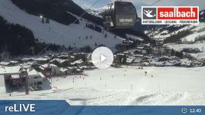 WebCam showing current Snow conditions in Saalbach Hinterglemm, ©wtvthmb.feratel.com