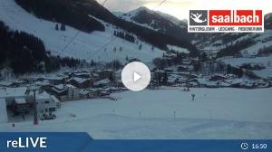 WebCam showing current Snow conditions in Saalbach Hinterglemm, ©wtvthmb.feratel.com