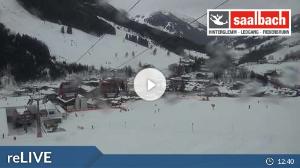 WebCam showing current Snow conditions in Saalbach Hinterglemm, ©wtvthmb.feratel.com