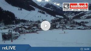 WebCam showing current Snow conditions in Saalbach Hinterglemm, ©wtvthmb.feratel.com