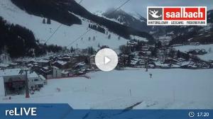 WebCam showing current Snow conditions in Saalbach Hinterglemm, ©wtvthmb.feratel.com