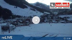 WebCam showing current Snow conditions in Saalbach Hinterglemm, ©wtvthmb.feratel.com