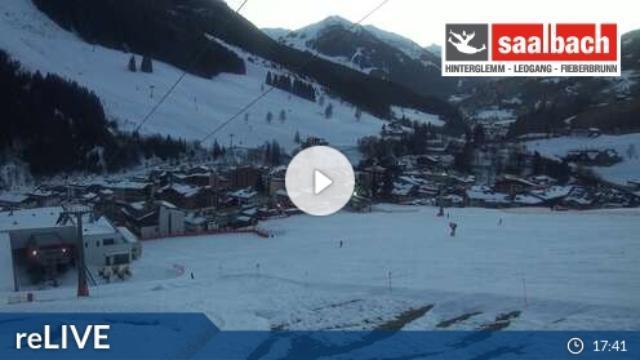 WebCam showing current Snow conditions in Saalbach Hinterglemm