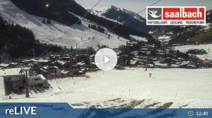 WebCam showing current Snow conditions in Saalbach Hinterglemm, ©wtvthmb.feratel.com