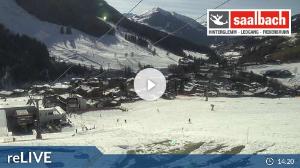 WebCam showing current Snow conditions in Saalbach Hinterglemm, ©wtvthmb.feratel.com