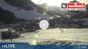 WebCam showing current Snow conditions in Saalbach Hinterglemm, ©wtvthmb.feratel.com