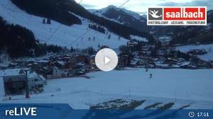 WebCam showing current Snow conditions in Saalbach Hinterglemm, ©wtvthmb.feratel.com